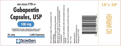gabapentin 100mg 1000s